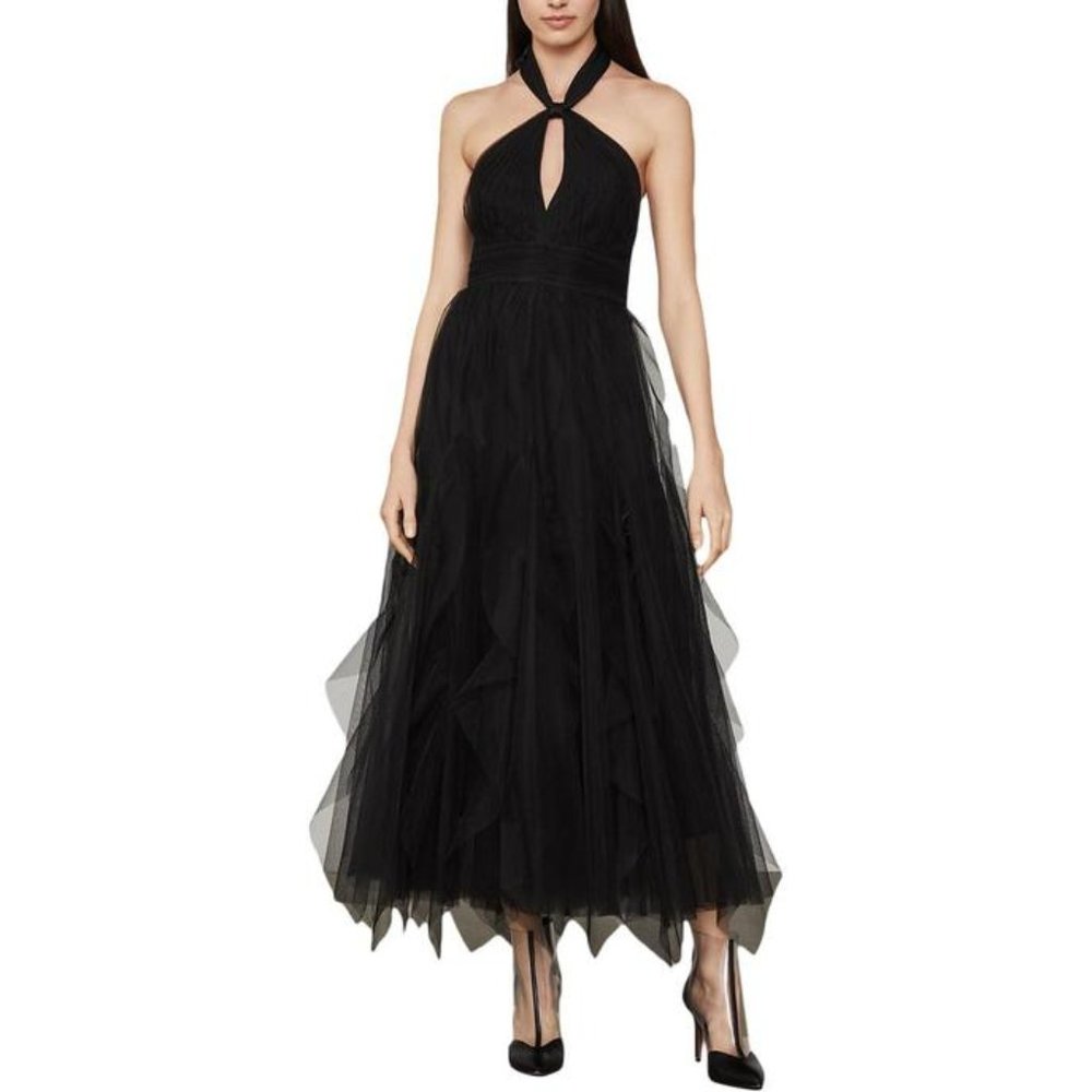 BCBG Tulle Halter Dress